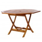 Octagonal Teak Dining Table - Ready to Ship